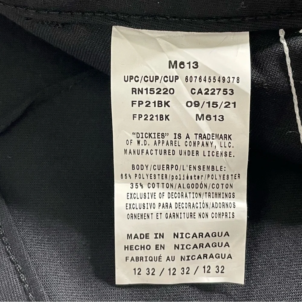 DICKIES Women’s Premium Relaxed Fit Straight Leg Flat Front Pants - Picture 10 of 11